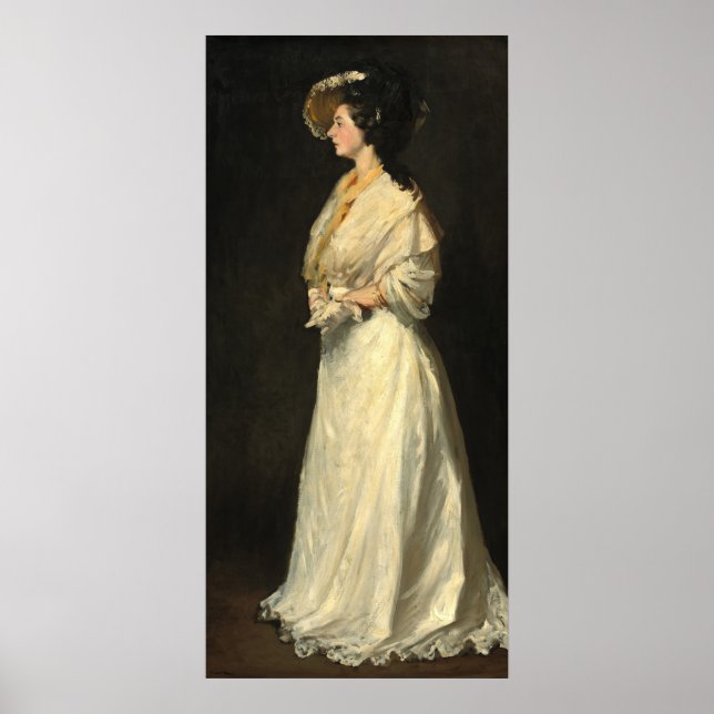 Young Woman - Robert Henri Fine Art Poster (Framsidan)