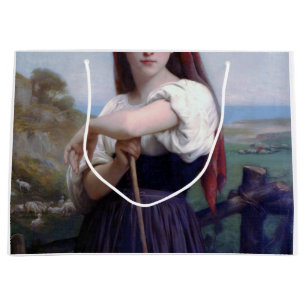 Young Woman Shepherdes, Bouguereau