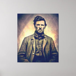 Young Wyatt Earp c. 1870 Canvastryck
