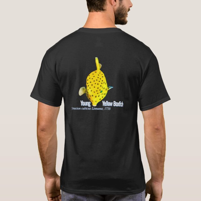 Young Yellow Boxfish T Shirt (Baksida)