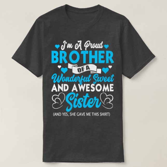 Younger Brother från syster T Shirt (Design framsida)