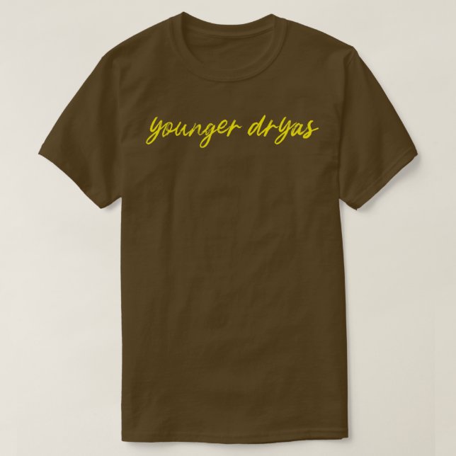 Younger Dryas T Shirt (Design framsida)