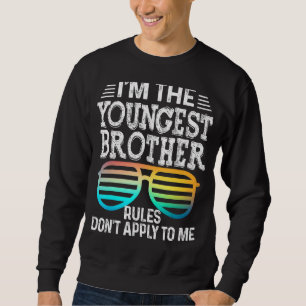 Youngest Brother Regler gäller inte för mig Tees G Lång Ärmad Tröja