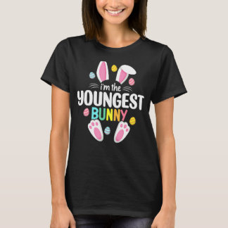 Youngest Bunny Påsk Family Matching Outfit Rabbi T Shirt