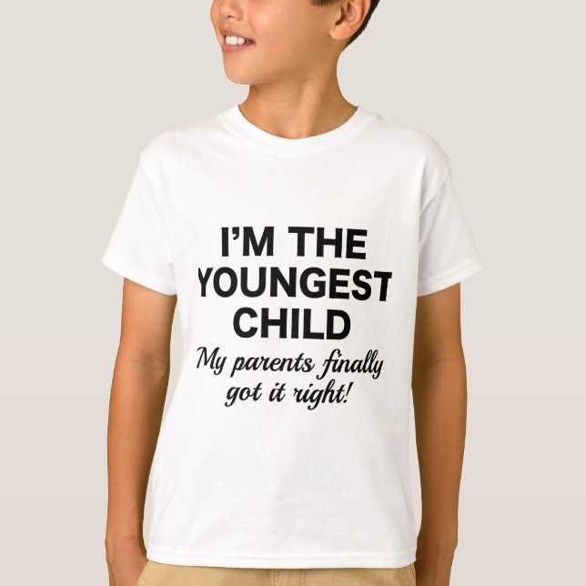 Youngest Child T Shirt (Framsida)
