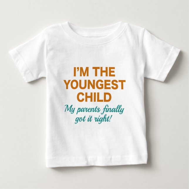 Youngest Child T Shirt (Framsida)