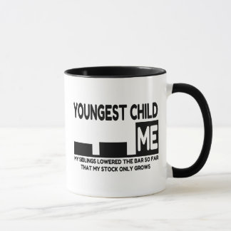 Youngest of Three Joke Mugg