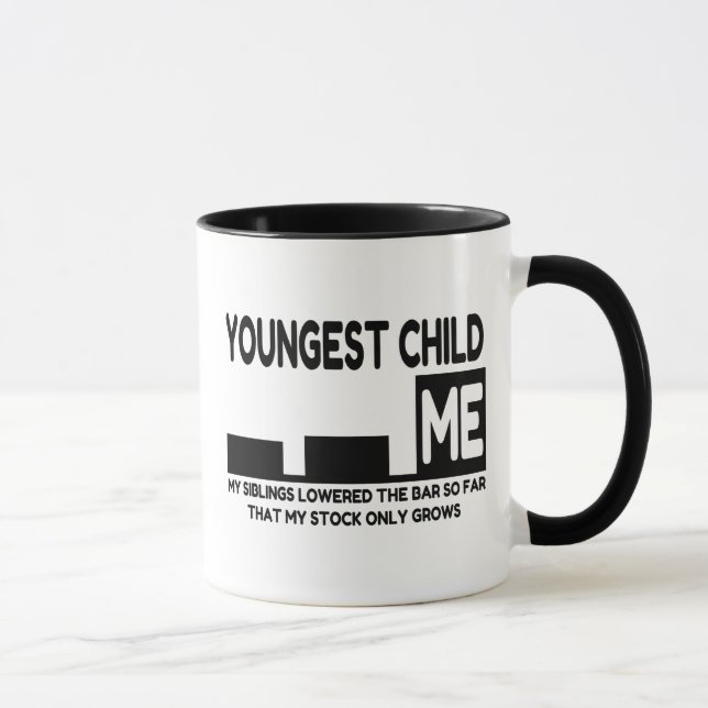Youngest of Three Joke Mugg (Höger)