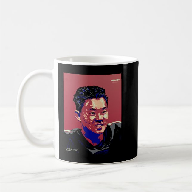 Younghoe Koo Falcons Kicker Classic T Shirt Kaffemugg (Vänster)