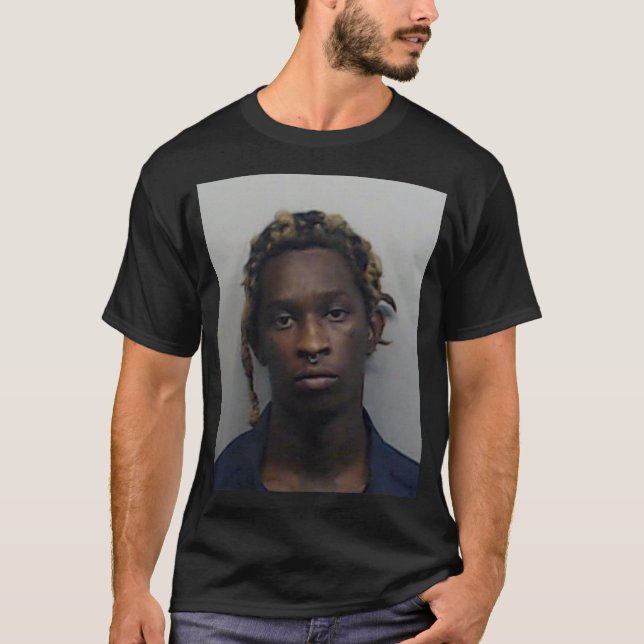 Younghug Mugshot friend gift friend funny T Shirt (Framsida)