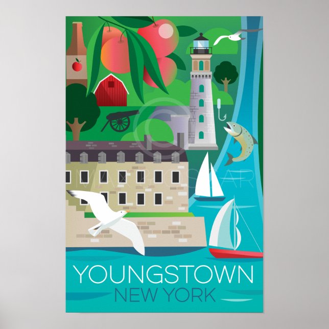 Youngstown, New York Tryck (Framsidan)