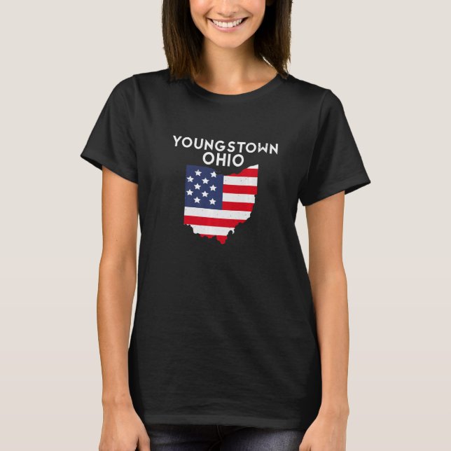 Youngstown Ohio USA State America Travel Ohioan Pr T Shirt (Framsida)