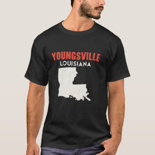 Youngsville Louisiana Förenta staterna State Ameri T Shirt