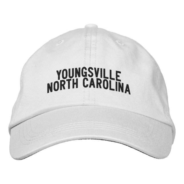 Youngsville North Carolina mössa Broderad Keps (Framsida)