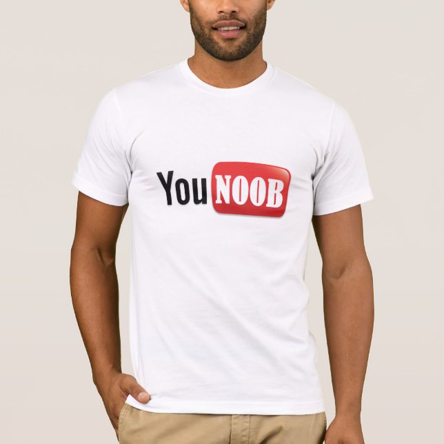 YouNoob (klassiker) Tee (Framsida)
