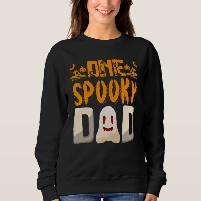 Your A One Spooky Dad Dad Family Halloween T Shirt (Framsida)