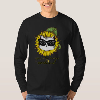 Your Are My Sunshine Cat Sunflower Cat T Shirt
