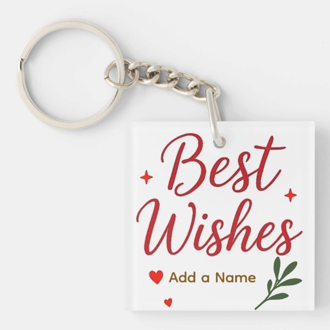 Your Best Wishes Acrylic Keychain (Framsidan)