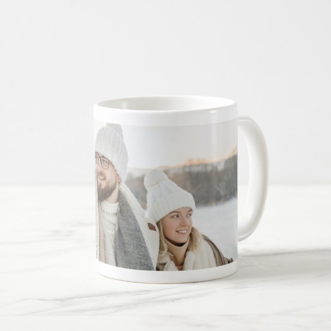 your big photo happy holidays photo kaffemugg (Framsida höger)