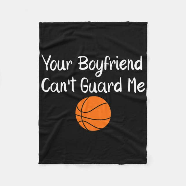 Your Boyfriend Can't Guard Me Sketll Sports  Fleecefilt (Framsidan)
