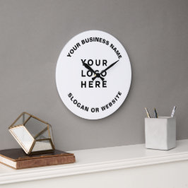 Your Business Logo Simple and Professional Stor Klocka