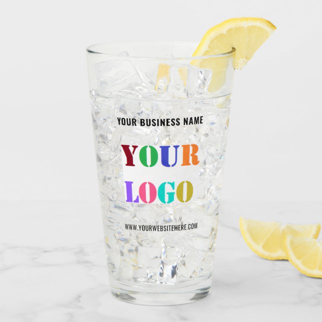 Your Business Promotional Branded Glass Example Glaskopp (Bakside Is)