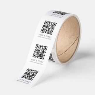 Your Business QR Code Fyrkantigt Klistermärke