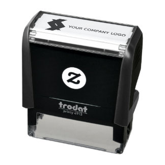 YOUR COMPANY LOGO,personalized Självfärgande Stämpel