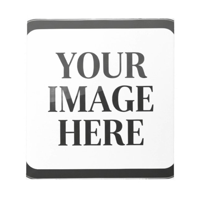 Your Custom Memory - Personalized Photo Placeholde Anteckningsblock (Framsida)