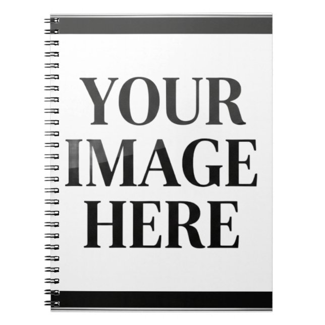 Your Custom Memory - Personalized Photo Placeholde Anteckningsbok (Framsidan)