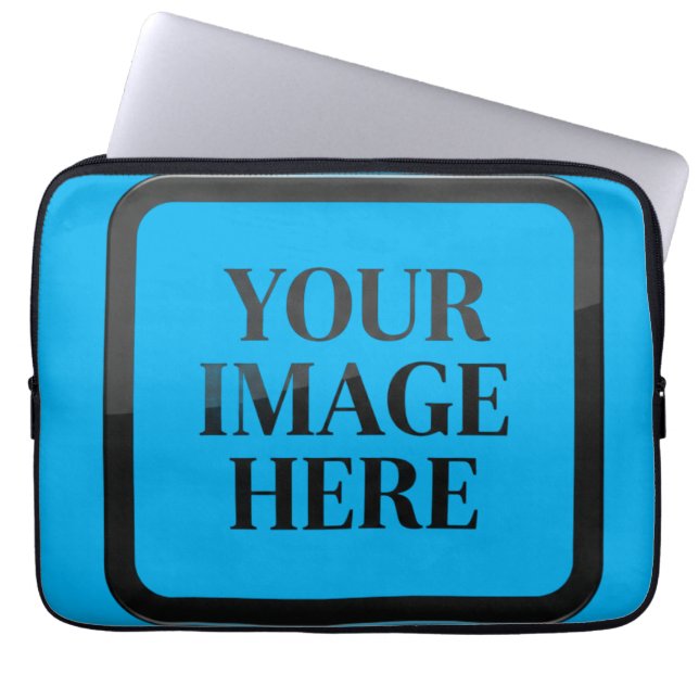 Your Custom Memory - Personalized Photo Placeholde Laptop Fodral (Framsidan)