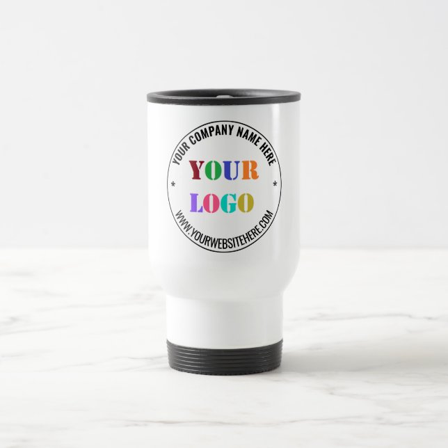 Your Design Branded Business Travel Mug Template Resemugg (Center)