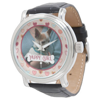 Your Dog Photo Valentine Heart Watch Armbandsur