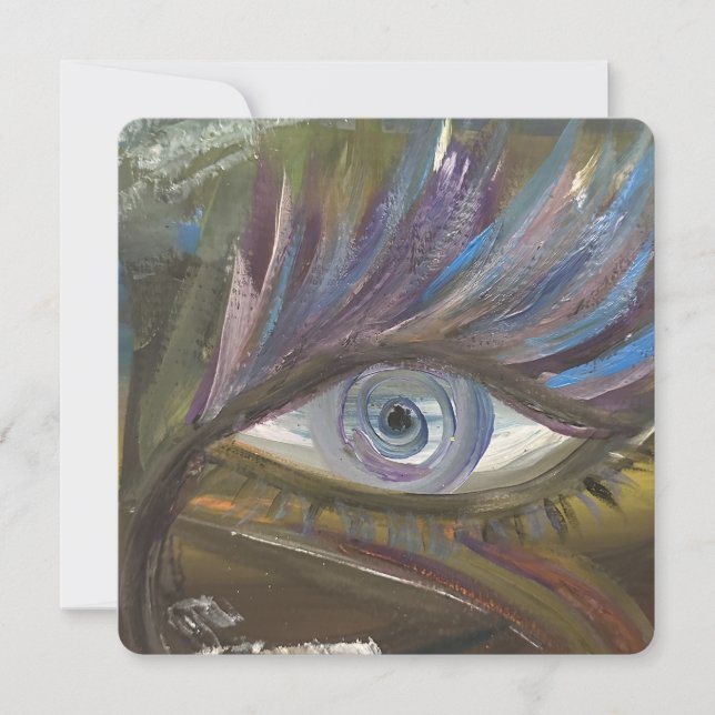 Your Eye Is The Mirror Of Your Soul Inbjudningar (Framsida)