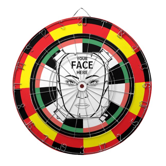 Your Face Here Dartboard Darttavla (Framsidan)
