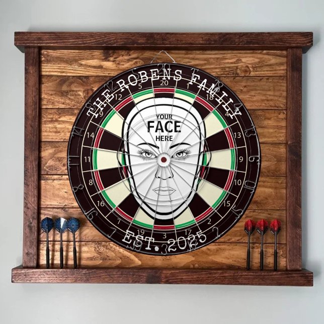Your Face Here Dartboard Darttavla (Skapare uppladdad)