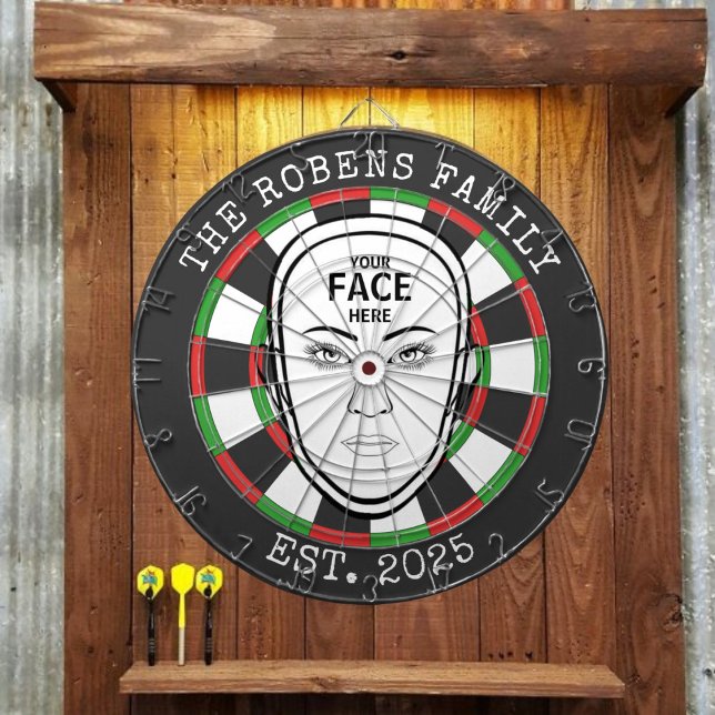Your Face Here Dartboard Darttavla (Skapare uppladdad)