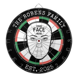 Your Face Here Dartboard Darttavla