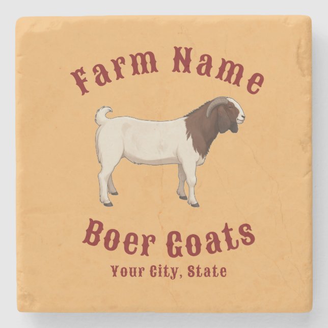Your Farm Boer Goats Stenunderlägg (Framsidan)