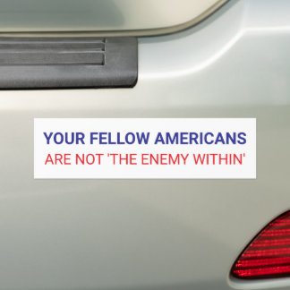 Your Fellow Americans Unity Political  Bildekal