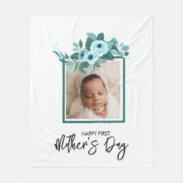 Your First Mother's Day Rose Greenery Photo Fleecefilt