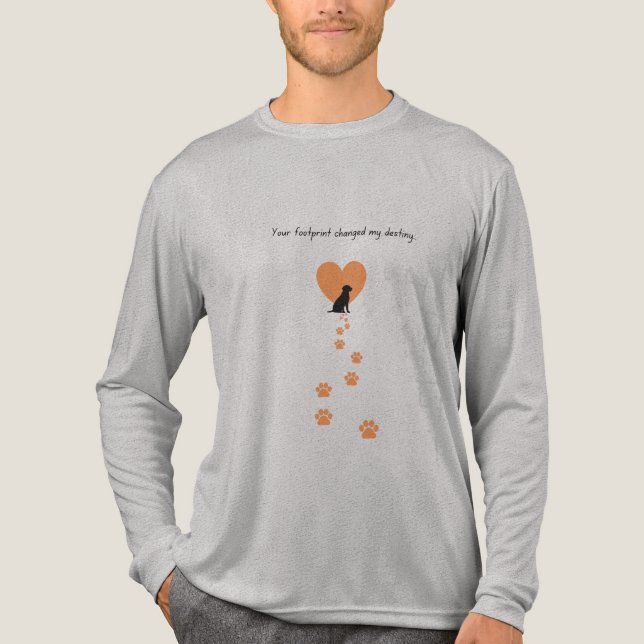 Your footprint changed my destiny t shirt (Framsida)