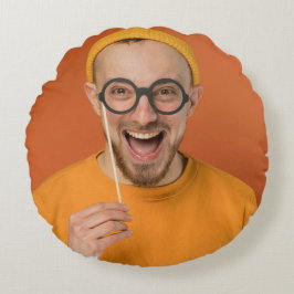 Your Funny Photo Selfie Upload  Rund Kudde