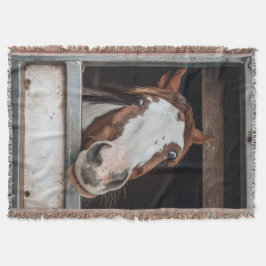 Your Horse Photo Pony Custom Equestrian Gift Filt