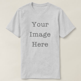 Your Image Here Customizable Personalized Ash T Shirt