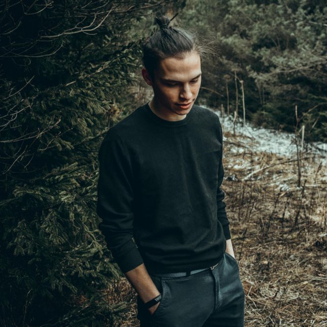 Your Image Here Customizable Personalized Black T Shirt (Skapare uppladdad)