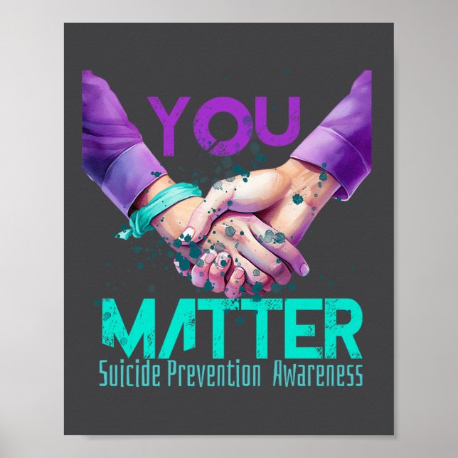 Your Life Choose To Keep On Going Suicide Preventi Poster (Framsidan)
