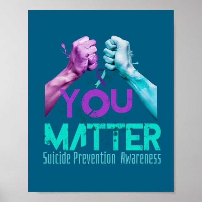Your Life Choose To Keep On Going Suicide Preventi Poster (Framsidan)