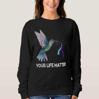 Your Life Matters Ribbon N Suicide Awareness Menta T Shirt