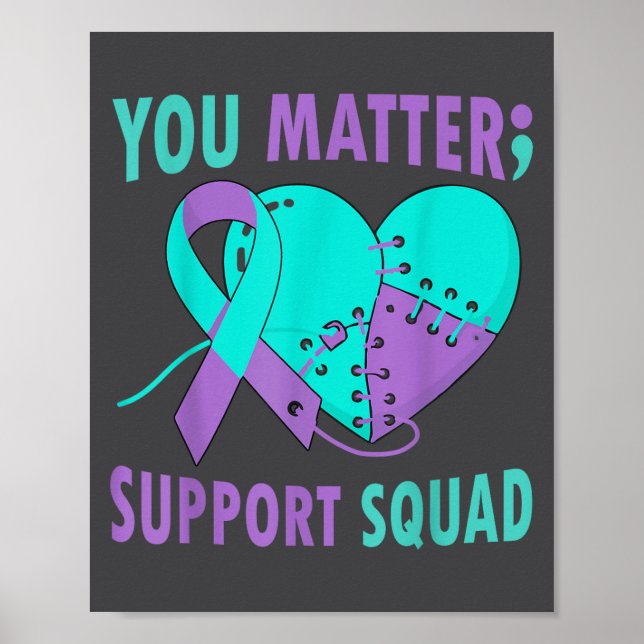 Your Life S Semicolon Suicide Prevention Awareness Poster (Framsidan)